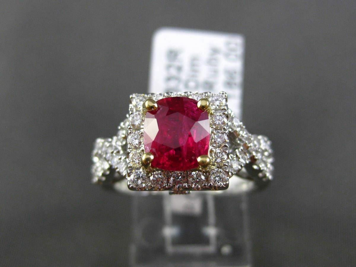 Ruby　inomata リング② 14Kt Gold 2 Stone Ruby Ring – Elizabeth Jewelry Inc.