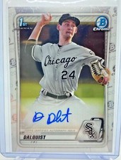 2020 1st Bowman Chrome Andrew Dalquist AUTO Rookie RC Chicago White Sox #CPA-AD