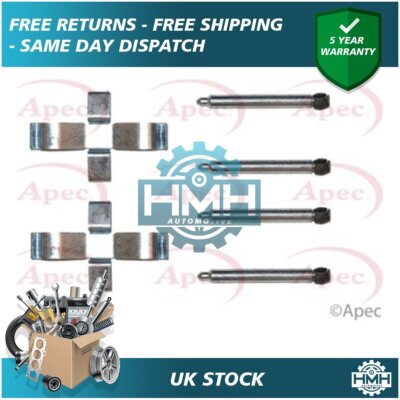 Fits C-Class E-Class Coupe Kombi Brake Pads Fitting Kit Front Rear Poppy