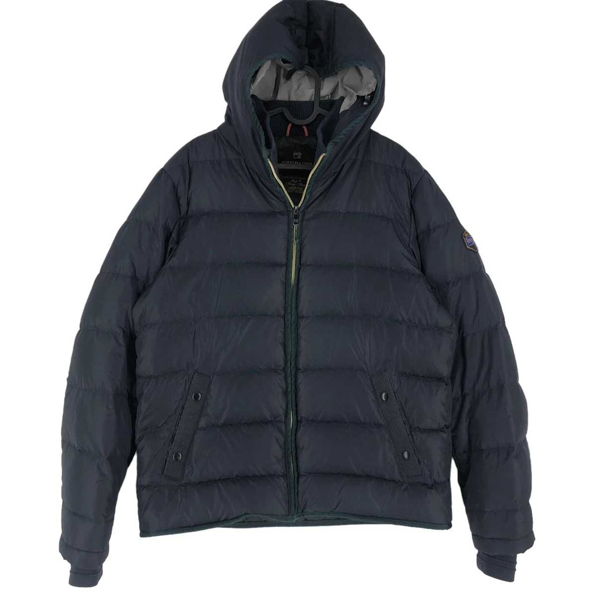 scotch & soda hooded puffer jacket