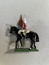 Vintage Miniature W.Butain British Royal Guard Horse Back Sword 1988 Metal Lead