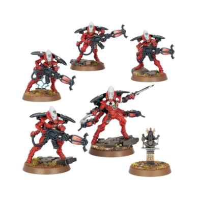 Warhammer 40k 2025 Eldar Aeldari 5x Warpspinnen und Schrein Neu auf Rahmen
