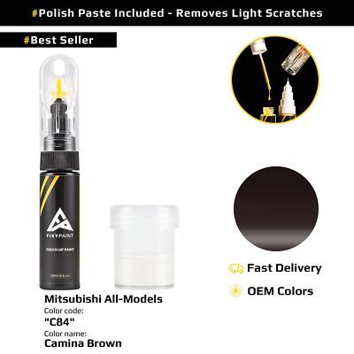 Touch up Paint for Mitsubishi All Models Code: C84 Camina Brown