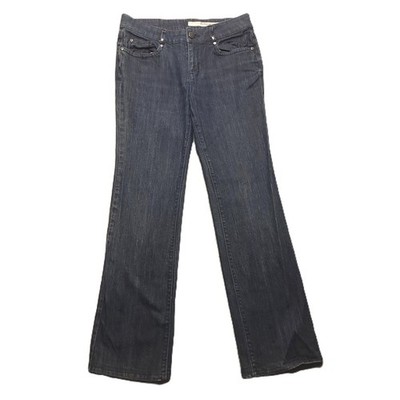 DKNY Womens 30 x 31 Jeans East Village Bootcut Mid Rise Dark Wash Blue Denim