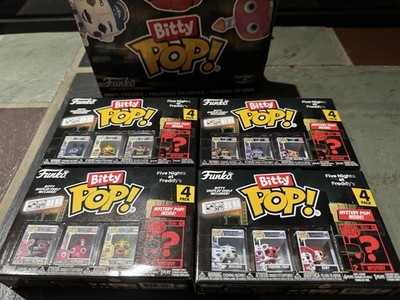 Five Nights At Freddys Full Set All 4 Packs X 4 Figures And Box Funko Pops Bitty