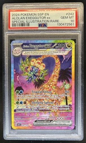 2024 Pokemon Surging Sparks Alolan Exeggutor Ex #242/191 PSA 10 GEM MINT