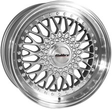 Alloy Wheels 16" Calibre Vintage Silver Polished Lip For Audi 100 [C3] 83-91