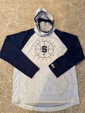 Syracuse Orange Basketball Nike Elite Hoodie Sweatshirt- Men  s Large