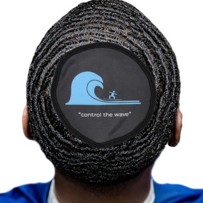 Deep Dish Wave Crown Patch 360 Waves Hair 4.5 Inch (L) x 0 (H), Black