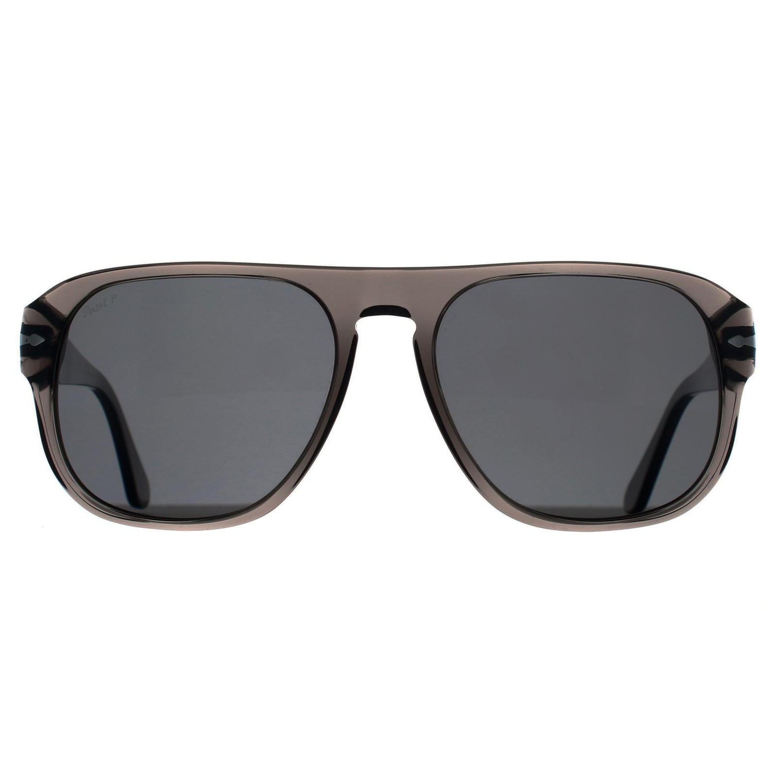 Persol Unisex Grey Po3310s Jean 110348 Sunglasses Acetate Squared Polarized - Image 2