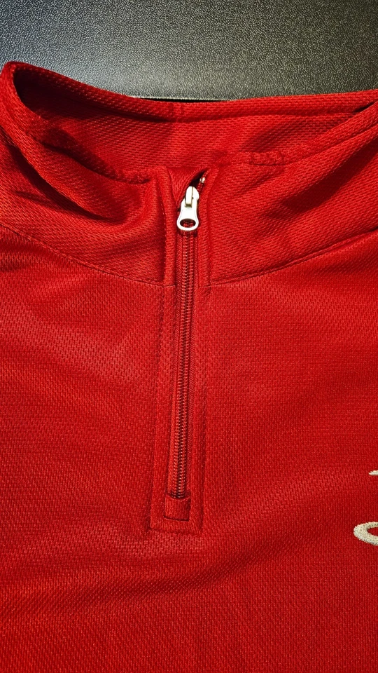 Houston Rockets Majestic 1/4 Cremallera Manga Larga Informal Pullover Para Hombres 3XLT Alto Rojo Foto 4 de 4