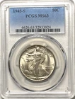 1945-S Walking Liberty Half Dollar PCGS MS63 - NICE!