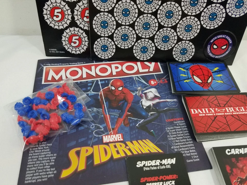 Juego de mesa piezas de repuesto Monopoly Spider-Man Edition Foto 3 de 4