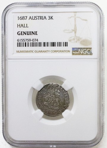 Silver 3 Kreuzer Austria Coin - Leopold I NGC High Grade 🇦🇹
