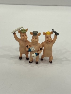 Dreamworks Shrek 2 Three Little Pigs Figure 2'' 2004 Hasbro
