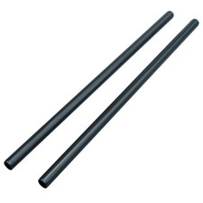 15mm Camera Rods Aluminum Alloy 16 Inch 400mm Black Rail Rod 2 PCS A01416