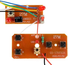 2pcs 27mhz Four-way Remote Control Board Two-way Rc Transmitter And Receiver ... 2pcs 27mhz Four-way Remote Control Board Two-way Rc Transmitter And Receiver ...