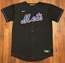Nike Jacob deGrom 48 NY Mets Black Jersey Youth Size XL, 18/20, Alternate