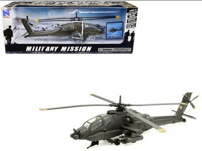 Boeing AH-64 Apache 1/55 Scale Die-cast Metal  Helicopter Model by NewRay