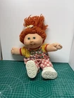 Cabbagepatch Kids 1980s Ginger With Yellow And Red Overalls