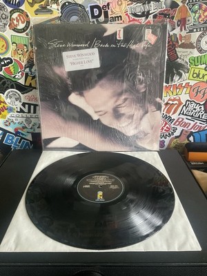 STEVE WINWOODBack In The High Life VG+ VINYL W/HYPE STICKER 
