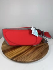 New! Red Vivaglory Dog Swimming Life Jacket Float Vest Sz M