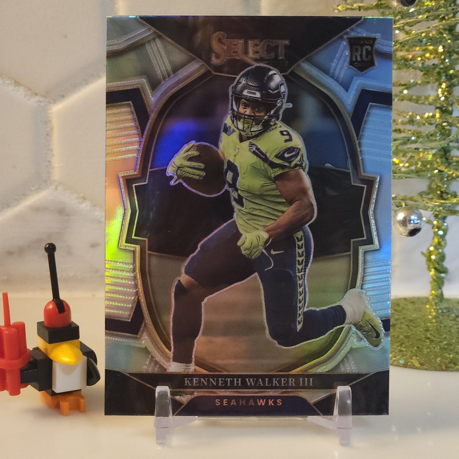 2022 Panini Select - Concourse Kenneth Walker III #2 Silver Prizm (RC)