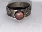 vintage 925 Sterling Silver Ring Rainbow Moonstone FineEgyptian Jewelry size 11