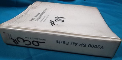 FMC VANGUARD 3000 SP AIR SERIES STREET SWEEPER PARTS MANUAL BOOK CATALOG