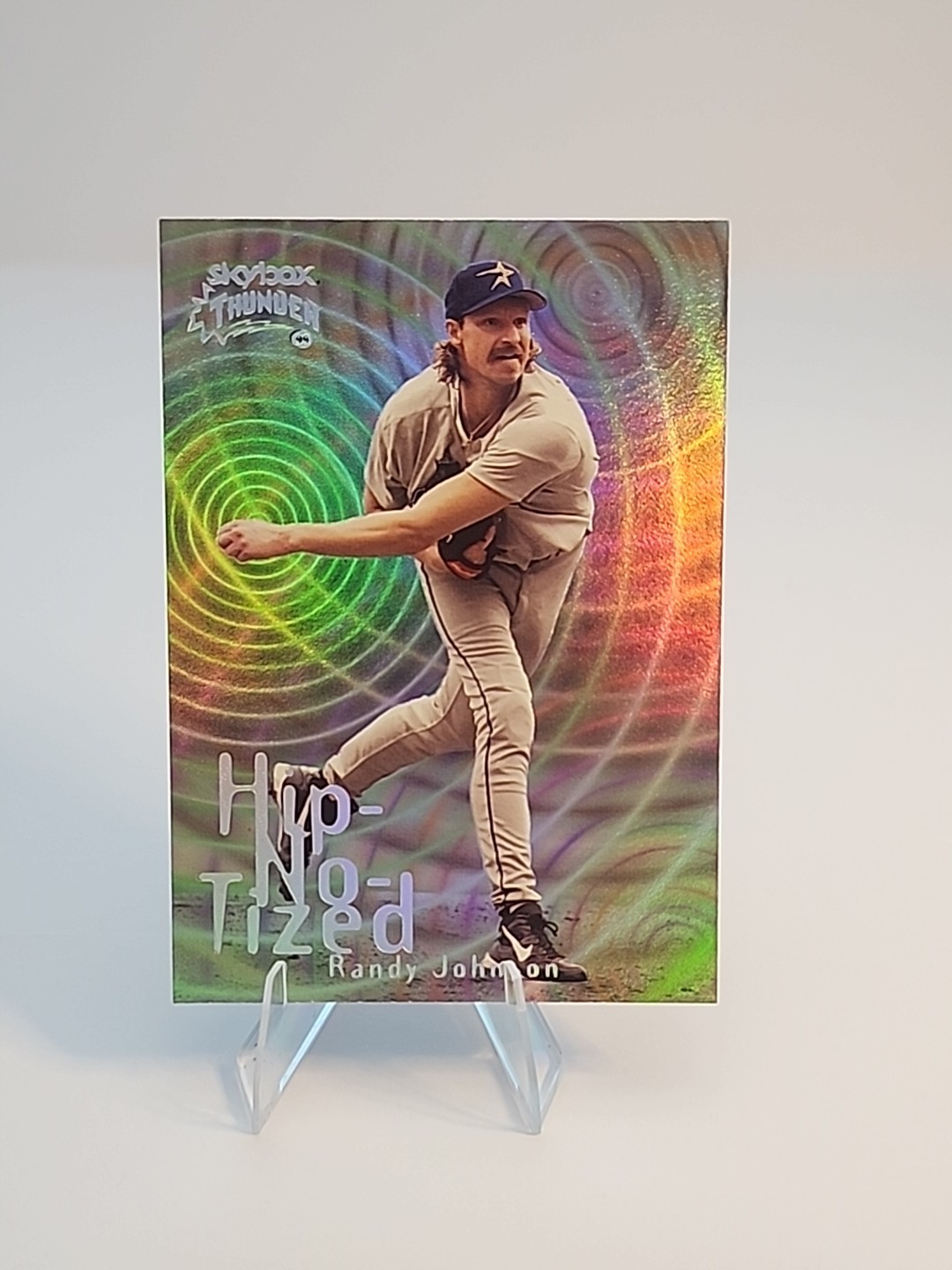 RANDY JOHNSON 1999 SKYBOX THUNDER BASEBALL HIP-NO-TIZED HOUSTON