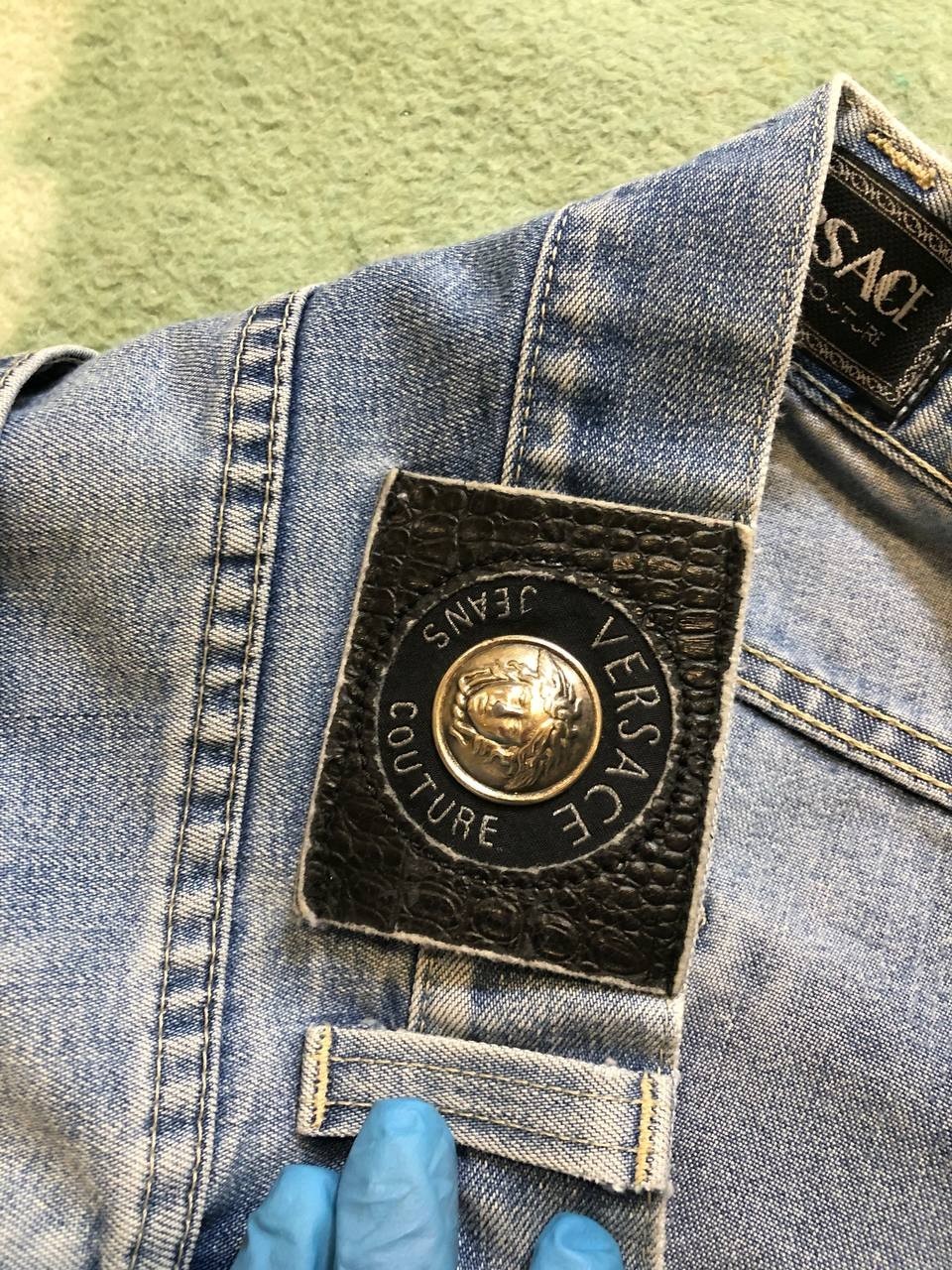 Versace Jeans Couture Distressed Blue denim JEANS PANTS thumbnail 15