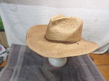 Dorfman Pacific Co. Straw Hat Mens Toyo OSFM DPC Band Western Cowboy Farmer