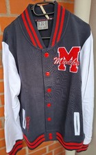 ROBIN RUTH COLLEGE JACKE GR. 2 XL BLAU/ROT LOGO GESTICKT NEUWARE