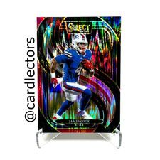 2024 Panini Select JAMES COOK #167 Premier Level Red & Blue Shock PRIZM SP BILLS