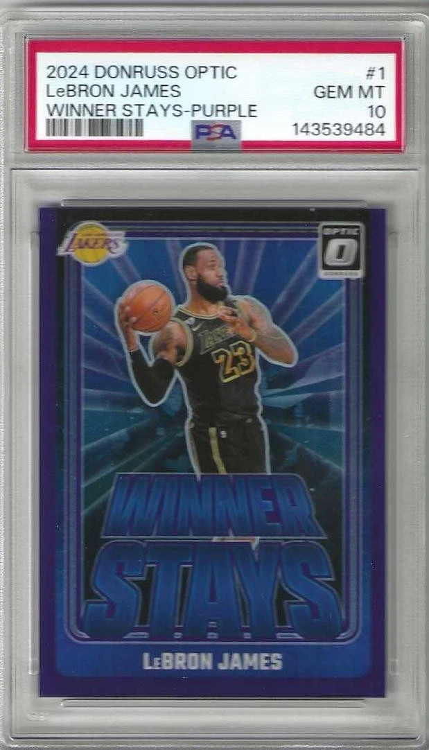 LeBron James Professional Sports Authenticator (PSA) Basketball