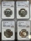 1965-1966 SMS Kennedy Silver Half Dollars NGC MS67 & MS68