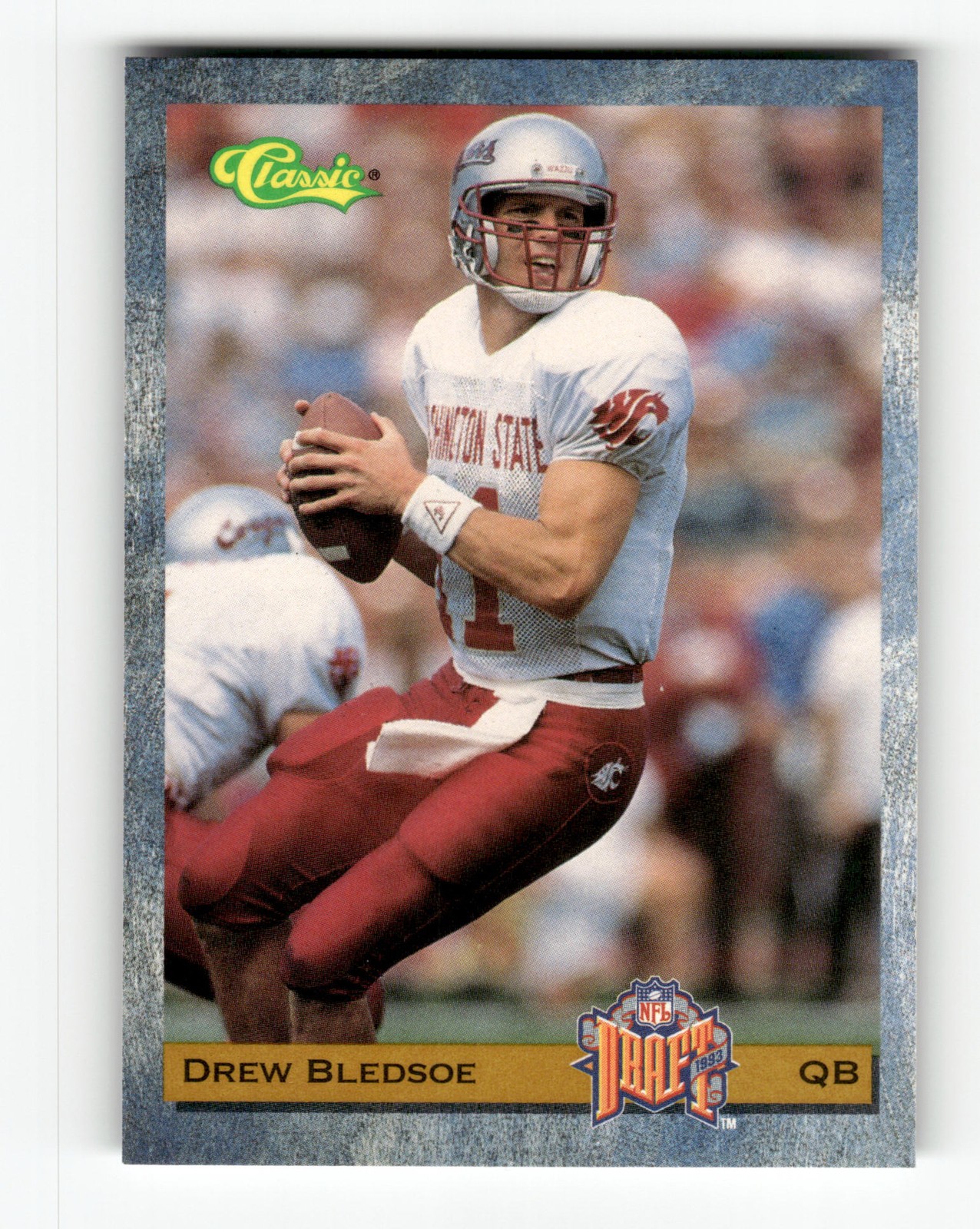 1993 Classic Drew Bledsoe Rookie #1 New England Patriots RC