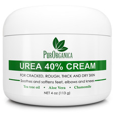 Purorganica Urea Cream 40% β Made in USA, Maximum Strength Foot Cream for Dry, C