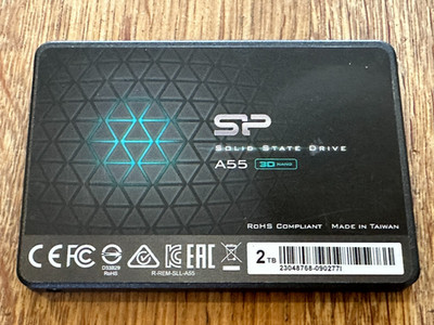 Silicon Power SPCC A55 2TB SSD 2.5 SATA III 560MB/s 100% Health