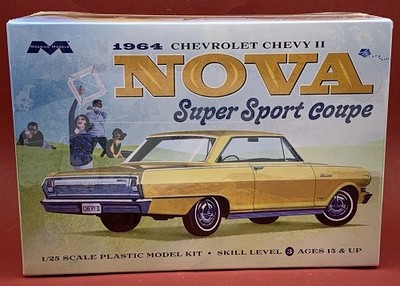 Chevrolet Chevy II NOVA Super Spaort Coupe MOEBIUS MODELS im Maßstab 1:25 NEU