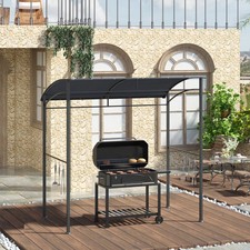 Small Garden Shelter Outdoor Patio Tent BBQ Grill Sun Shade Metal Gazebo Canopy
