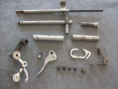 Singer 404 Sewing Machine Presser Bar, Needle Bar, Presser Lever, & Misc Parts