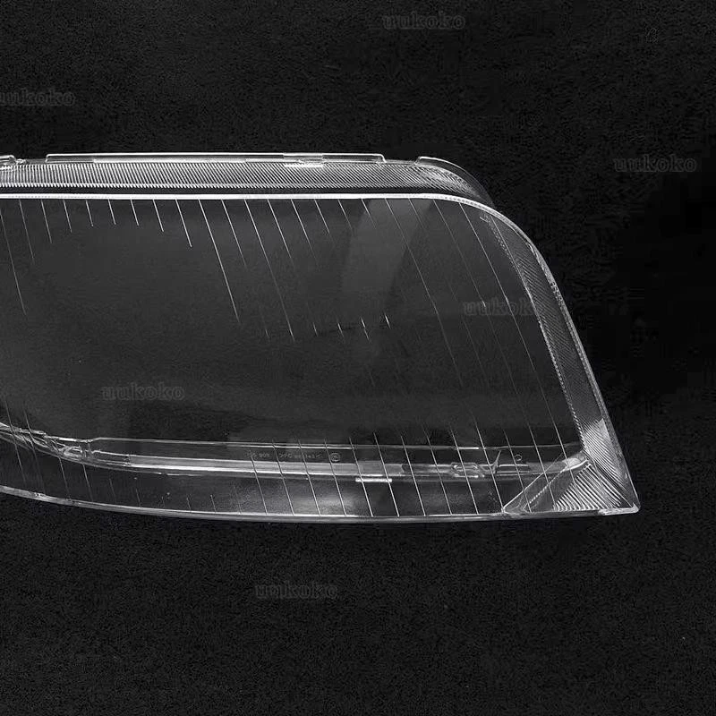 Front Headlight Lens Cover Shell Clear Replacement For Audi A6 C5 2003 2004 2005 - Imagem 4 de 4