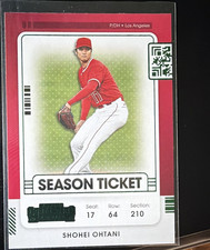 Panini 2021 Contenders Season Ticket Shohei Ohtani Angels #100 Base
