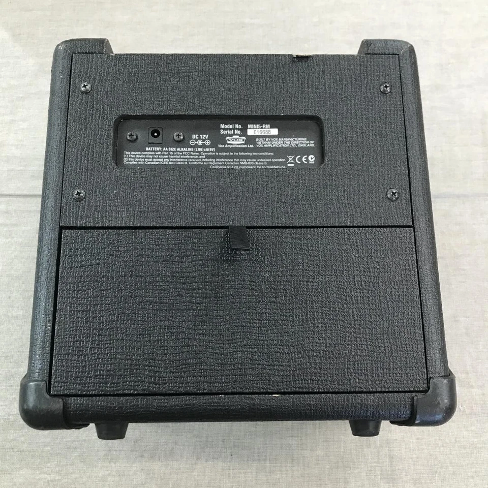 VOX MINI5 Rhythm Modeling Amplifier USED with Strap Adapter Black Silver Tested - Image 2 of 4