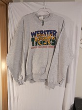 Distressed Woman's 2X Jerzees Webster Tigers Education Themed Crewneck...