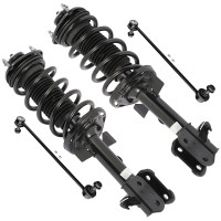Front Strut w/ Coil Spring Assembly Sway Bar Links For Honda Odyssey 2013-2017