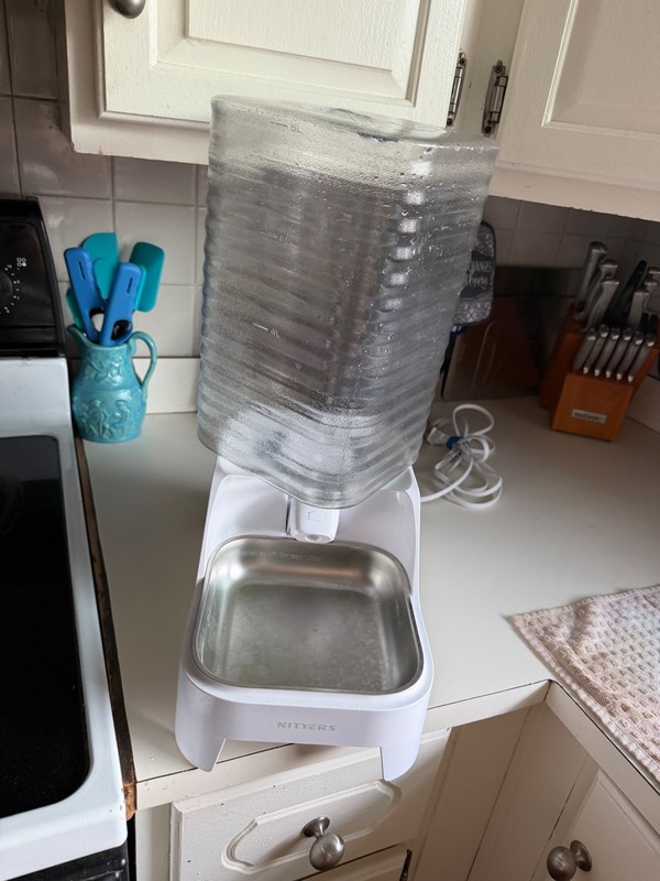Automatic Dog Water Bowl Dispenser with Patented Faucet 