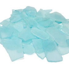 Sea Glass 16 Ounces Aqua Blue  Multiple Color Choices Crushed Glass Vase Fil...
