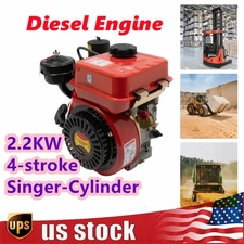 Diesel Engine Motor Single Cylinder Air Cooled For Small Agricultural Machinery